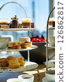 Afternoon tea with a view of Tokyo Tower 126862817