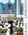 Tea time on a high floor and Tokyo Tower 126862820