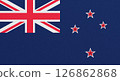 Flag of New Zealand on abstract background 126862868