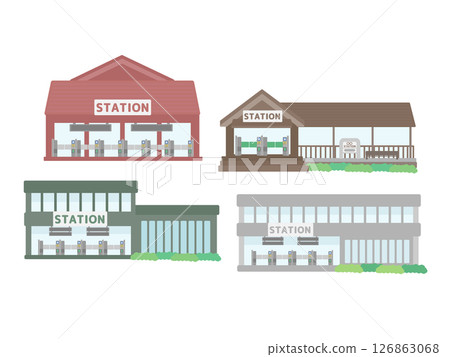 車站大樓插圖集 126863068