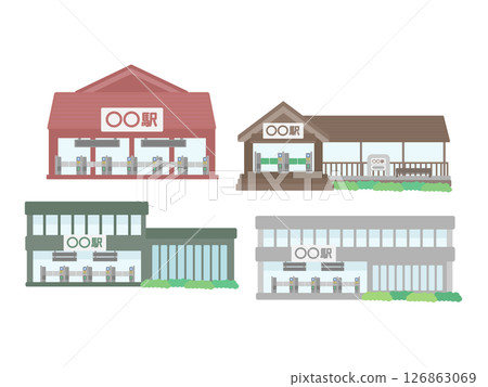 車站大樓插圖集 126863069