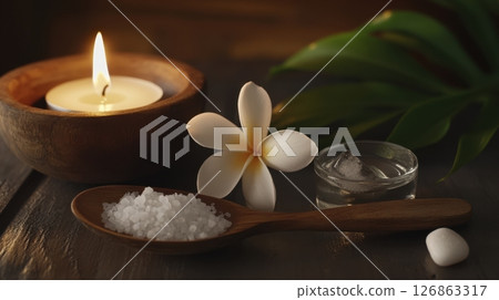 Relaxing spa essentials Relaxing spa essentials 126863317