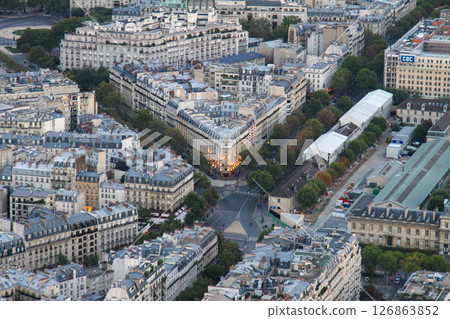 Paris, France View from the Eiffel Tower 126863852