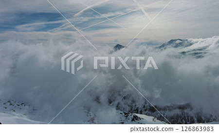 Snow Alp mountain range landscape 126863983