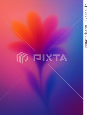 Abstract background with colorful flowers. Blurred background. 126864016