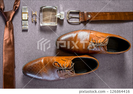 Businessman accessories. Man's style. Men's Accessories Businessman accessories. Man's style. Men's Accessories 126864416