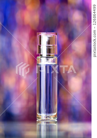 perfume in the jar on a beautiful background perfume in the jar on a beautiful background 126864499