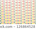 background colored hearts 126864528