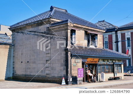 Scenery of Otaru Sakaimachi Shopping Street Scenery of Otaru Sakaimachi Shopping Street 126864790