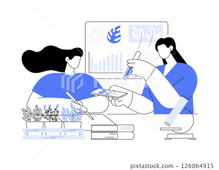 Plant science isolated cartoon vector illustrations. 126864915