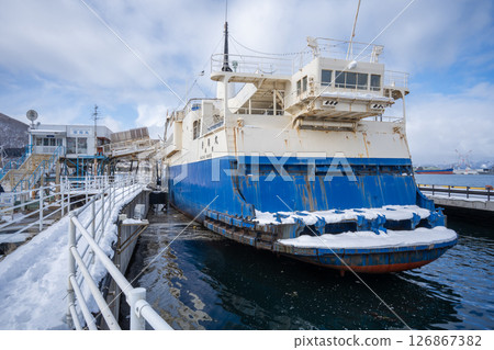 函館市Seikan連接船紀念館Mashimaru Maru 函館市Seikan連接船紀念館Mashimaru Maru 126867382