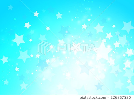 星光散落在藍色背景上 126867520