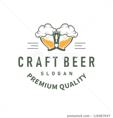 elegant concept brewery logo design collection of craft beer templates retro vintage badges brewery, whisky drink, bar, cafe, restaurant elegant concept brewery logo design collection of craft beer templates retro vintage badges brewery, whisky drink, bar, cafe, restaurant 126867647