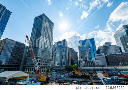 Construction work continues around Otemachi, Tokyo 2025.04 b-1 Construction work continues around Otemachi, Tokyo 2025.04 b-1 126868231