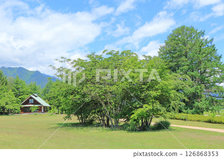 Azumino Chihiro Park in May 126868353