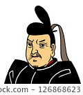 Color deformed illustration of Toyotomi Hidenaga 126868623