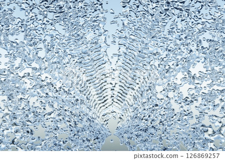 3D 插圖展現水花四濺的美感 3D 插圖展現水花四濺的美感 126869257