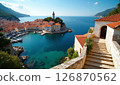 Beautiful cityscape of Croatian landmarks 126870562