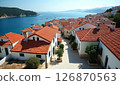 Beautiful cityscape of Croatian landmarks 126870563