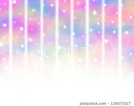 Polka dots and blurred stripes illustration background 126871027