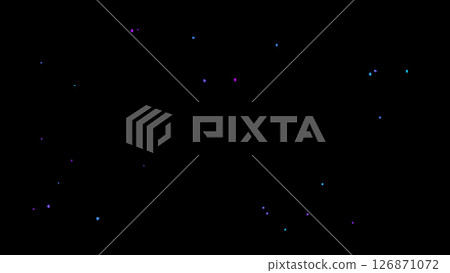 8bit retro game style sparkling effect | Black background 126871072