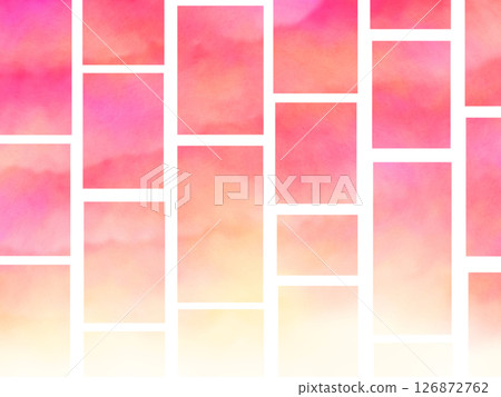Red polka dot and square illustration background Red polka dot and square illustration background 126872762