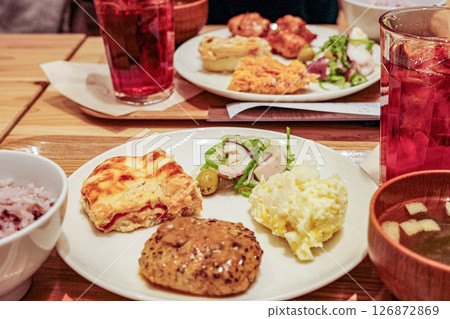Side dishes served at the buffet Side dishes served at the buffet 126872869
