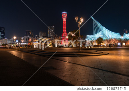 <兵庫縣>神戶/美利堅公園夜景 126873745