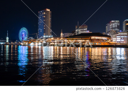 <兵庫縣>神戶/美利堅公園夜景 <兵庫縣>神戶/美利堅公園夜景 126873826