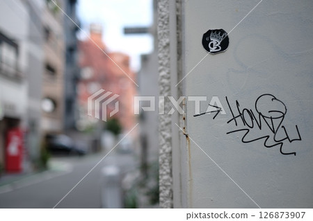 Street graffiti is art 126873907