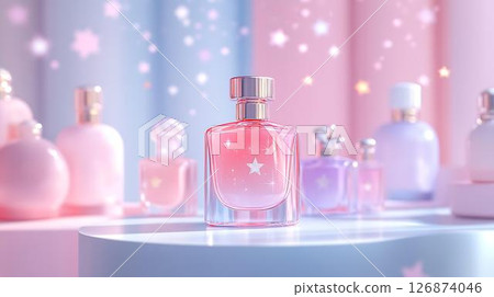 christmas, perfume, bottle 126874046