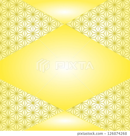 Golden Japanese style background material Golden Japanese style background material 126874268