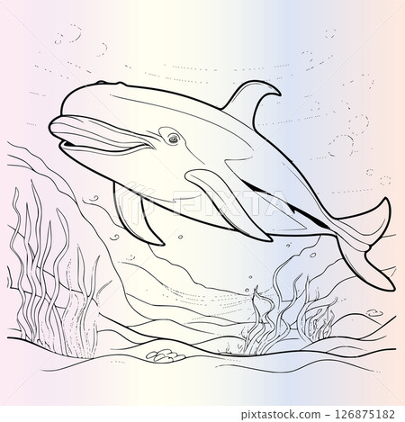 Whale Coloring Pages for Kidsy677777777777777 126875182