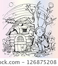 Woodworm Coloring Page For Kids  126875208