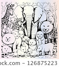 Zoo Animals Coloring Pages for Kids 126875223
