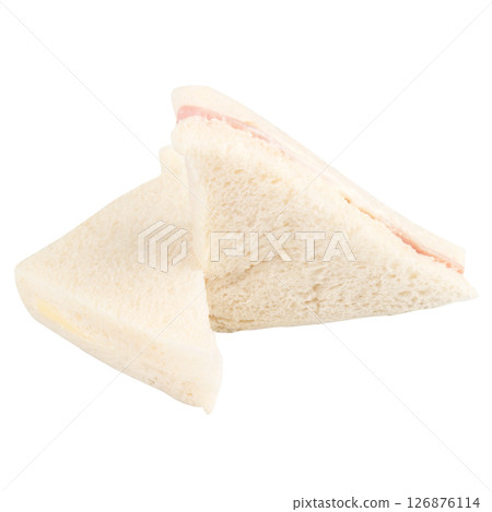 Sandwich isolated on white background 126876114