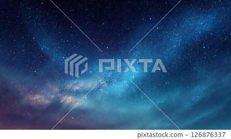 Fantastic starry sky 126876337