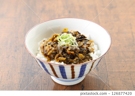 Delicious Takana Rice Bowl 126877420