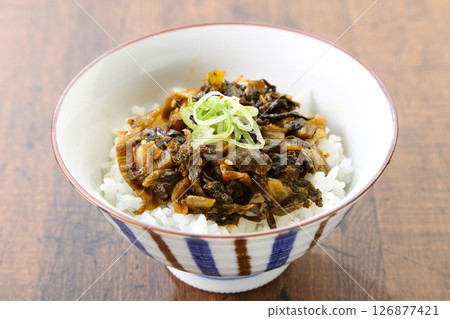 Takana bowl on the table 126877421