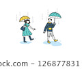 Have fun together as a pair even on rainy days 126877831