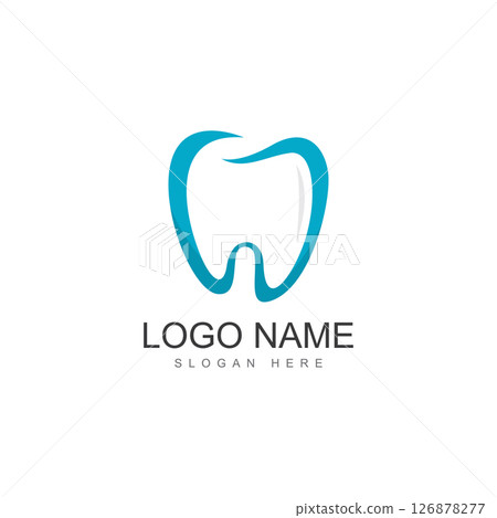 w dental logo vector illustration icon 126878277