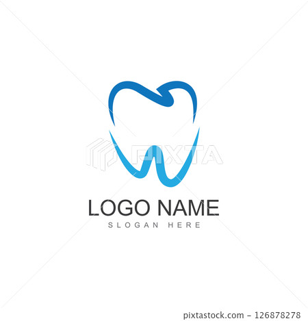 w dental logo vector illustration icon 126878278