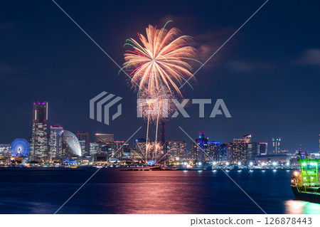 Kanagawa Prefecture: Yokohama Port Opening Festival and Fireworks 126878443