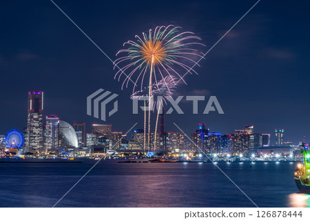 Kanagawa Prefecture: Yokohama Port Opening Festival and Fireworks 126878444