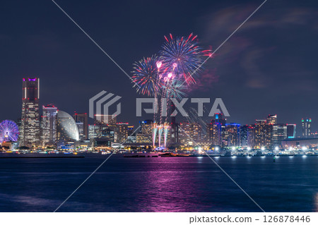 Kanagawa Prefecture: Yokohama Port Opening Festival and Fireworks 126878446