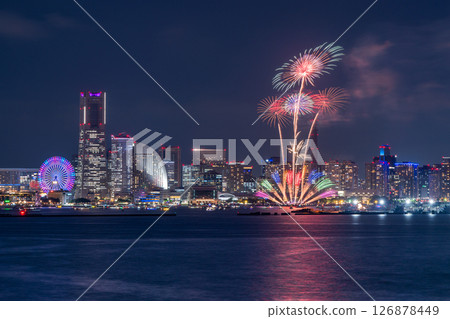 Kanagawa Prefecture: Yokohama Port Opening Festival and Fireworks 126878449