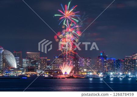 Kanagawa Prefecture: Yokohama Port Opening Festival and Fireworks 126878459
