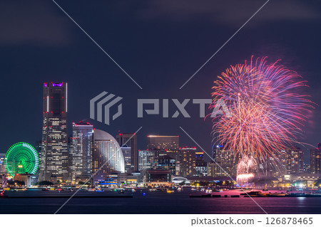 Kanagawa Prefecture: Yokohama Port Opening Festival and Fireworks 126878465