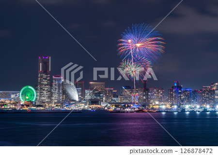 Kanagawa Prefecture: Yokohama Port Opening Festival and Fireworks Kanagawa Prefecture: Yokohama Port Opening Festival and Fireworks 126878472