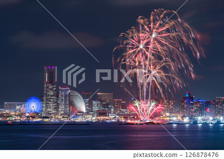 Kanagawa Prefecture: Yokohama Port Opening Festival and Fireworks 126878476